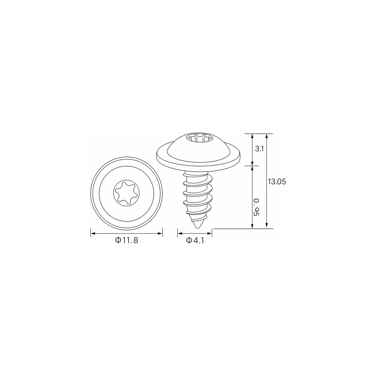 Fästclips Audi Q7/Q8 m.fl. – 10-pack
