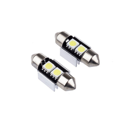 LED-lampa för bil – C5W – SV8.5–8 – 6000K – 2 LED – SMD 5050 – 2-pack