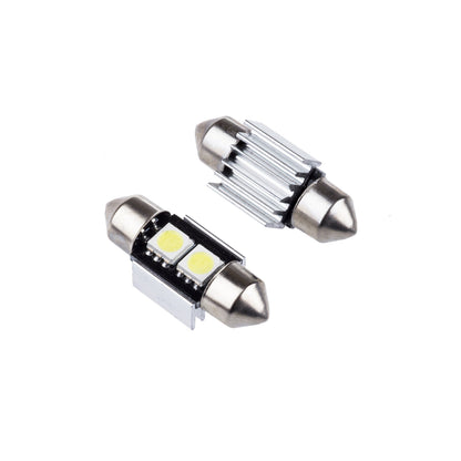 LED-lampa för bil – C5W – SV8.5–8 – 6000K – 2 LED – SMD 5050 – 2-pack