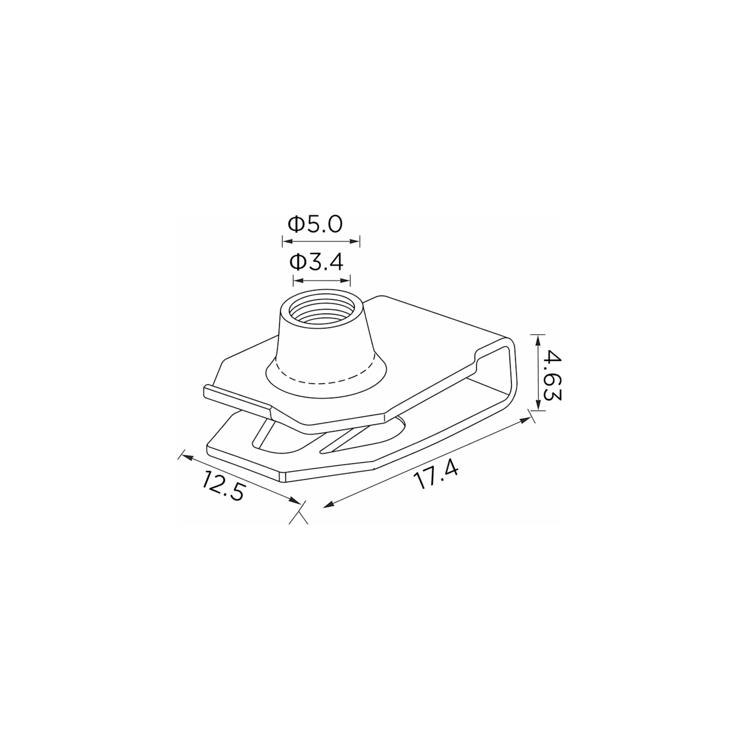 Fästclips Ford Focus I/Focus II m.fl. – 10-pack