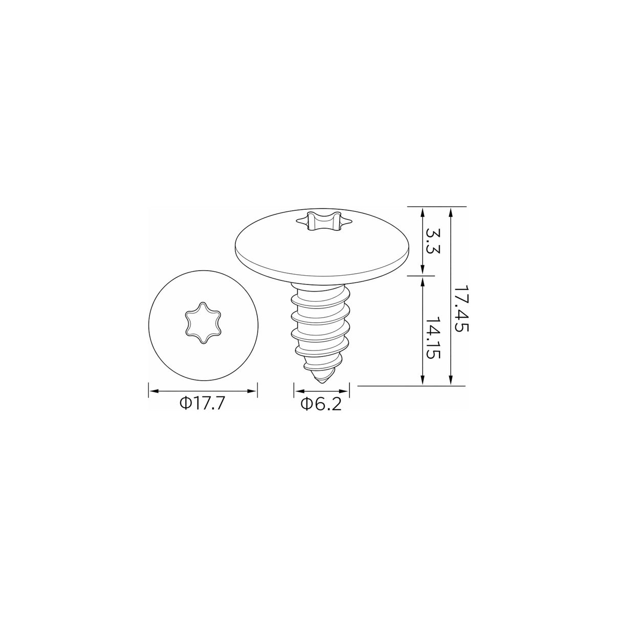 Fästclips – 10-pack