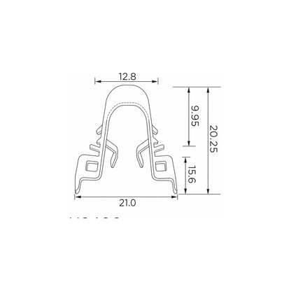Fästclips – 10-pack