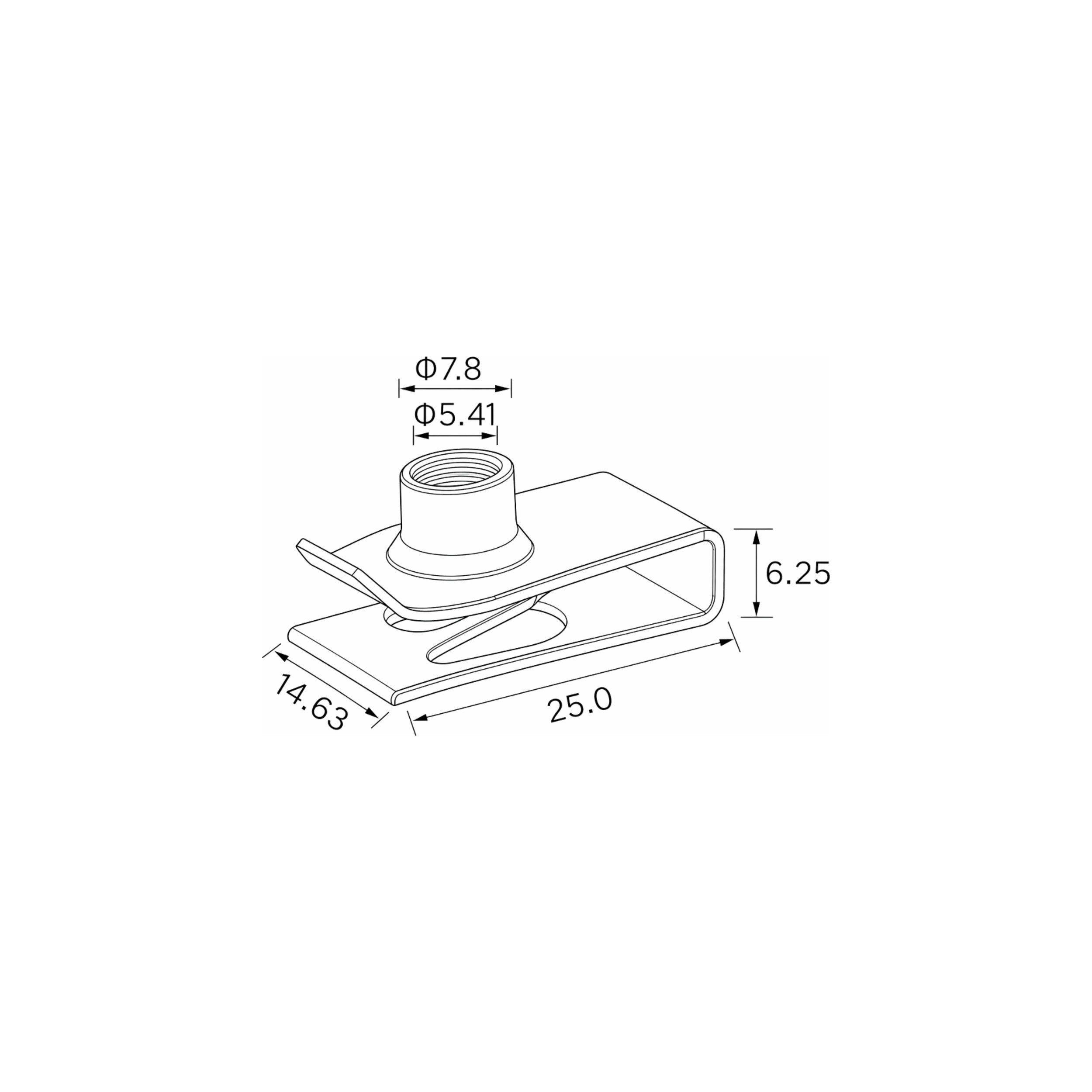 Fästclips Chrysler Pacifica/Sebring m.fl. – 10-pack