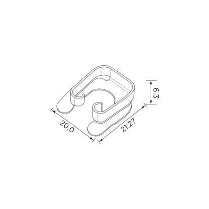Fästclips VW Golf IV/Passat B5.5 m.fl. – 10-pack