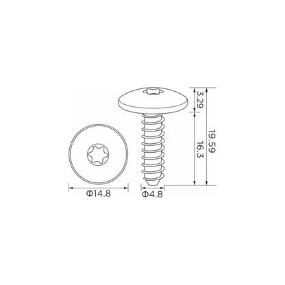 Fästclips Audi A3/A3 Sportback m.fl. – 10-pack