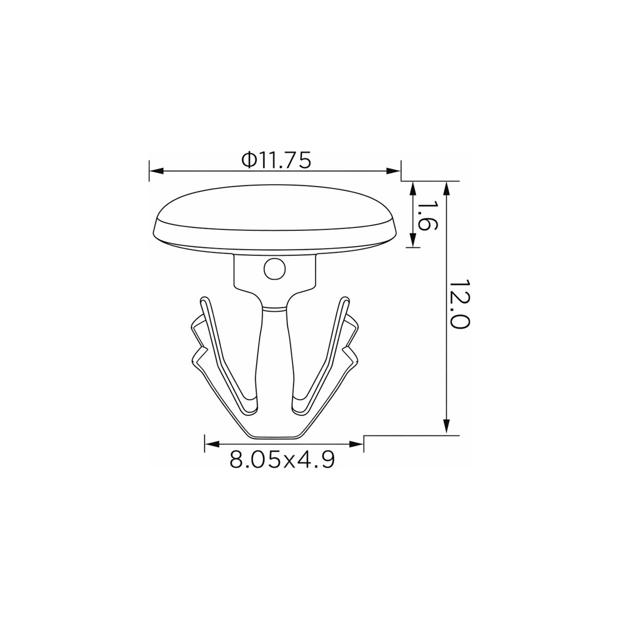 Fästclips Ford Kuga I/Kuga II m.fl. – 10-pack