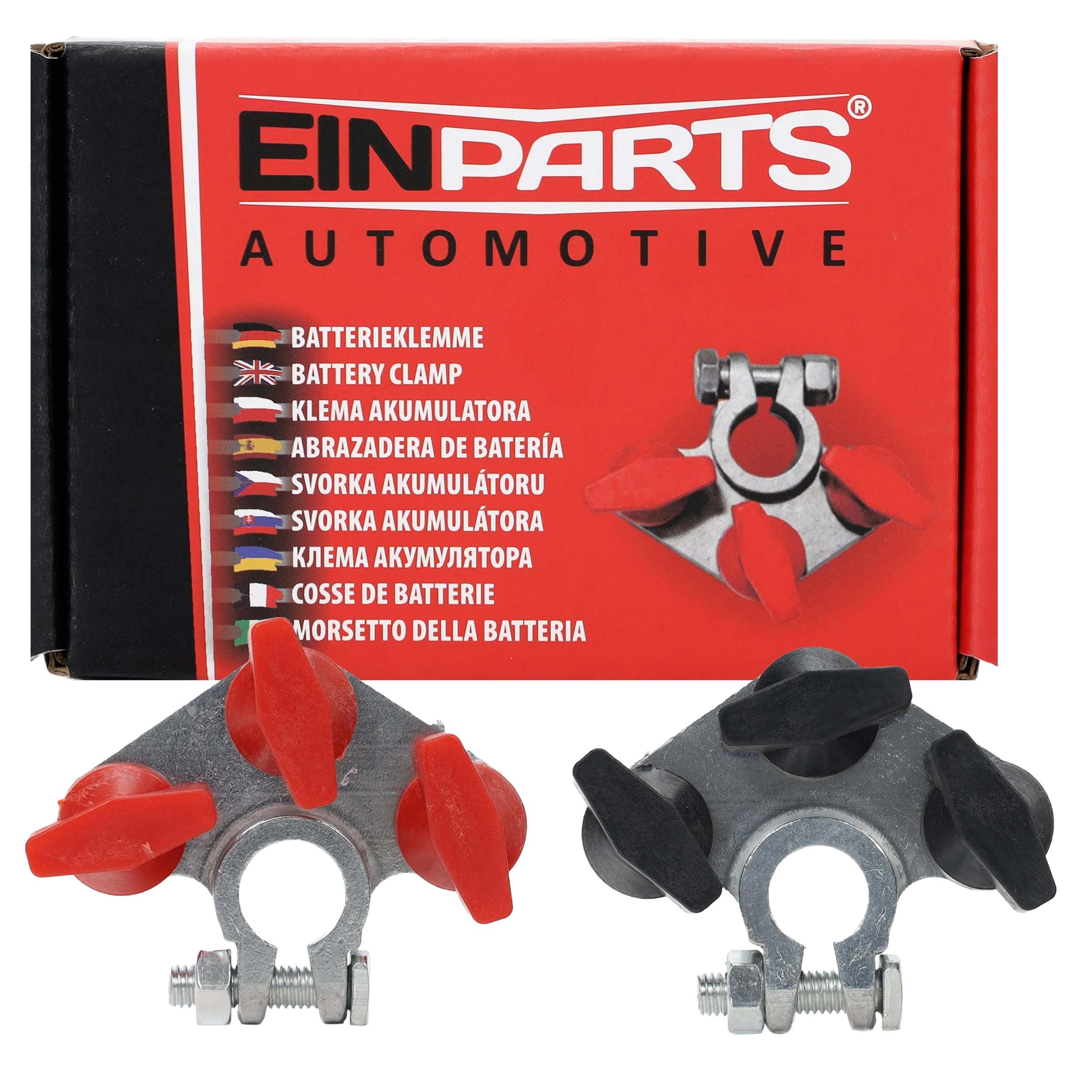 Batteripolsklämmor – 12 V/ 24 V