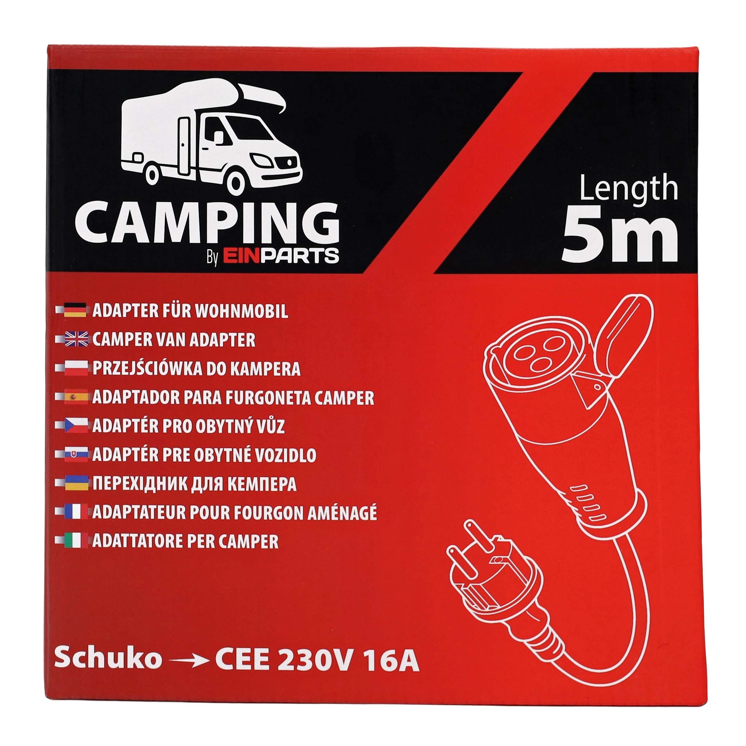 Campingutrustning – 5 m