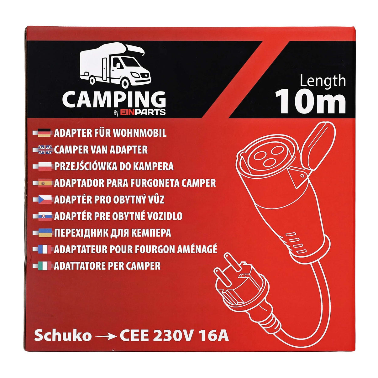 Campingutrustning – 10 m