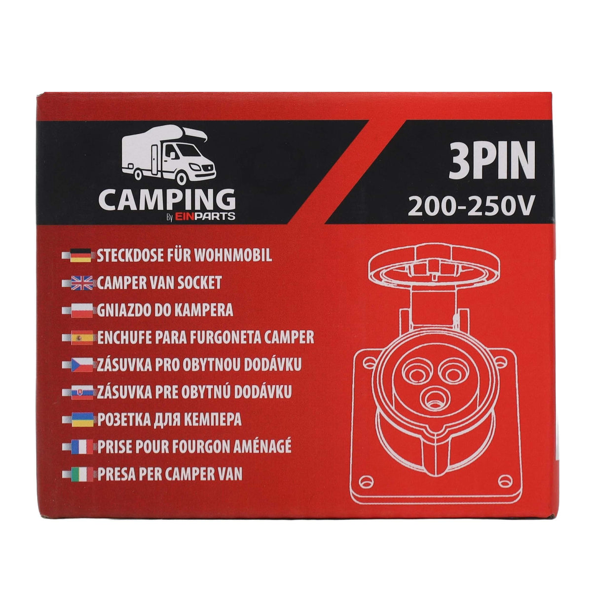 Campingutrustning – 76 × 76 mm