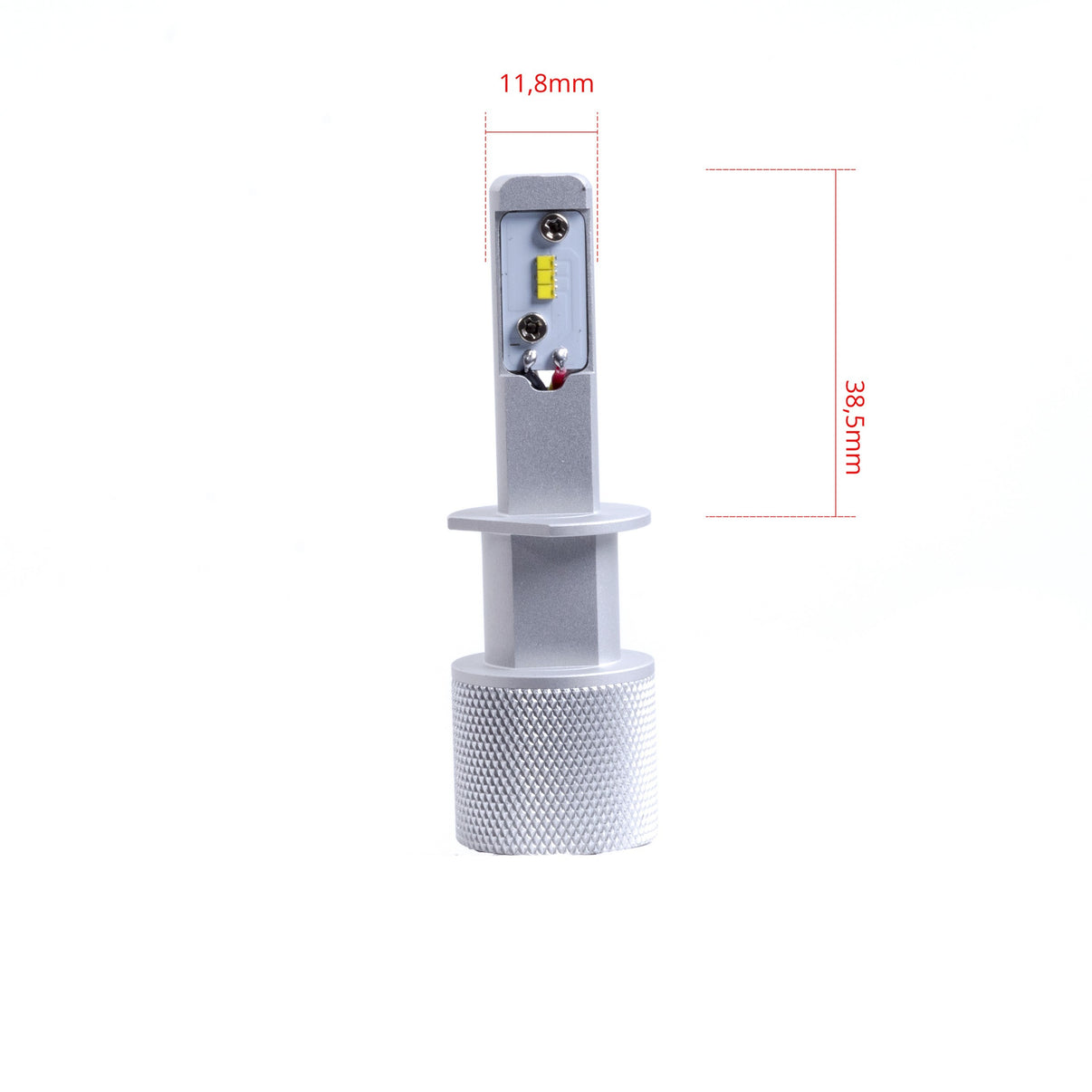 LED-lampa för motorcykel – H1 – P14.5S – 6000K – 30 W – 9V - 16V