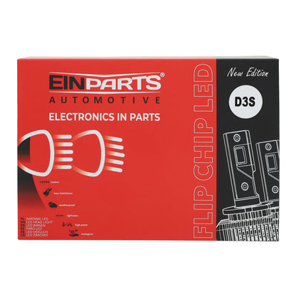 LED-konverteringssats – 6000K – 12V - 24V – 40W – PK32d-3