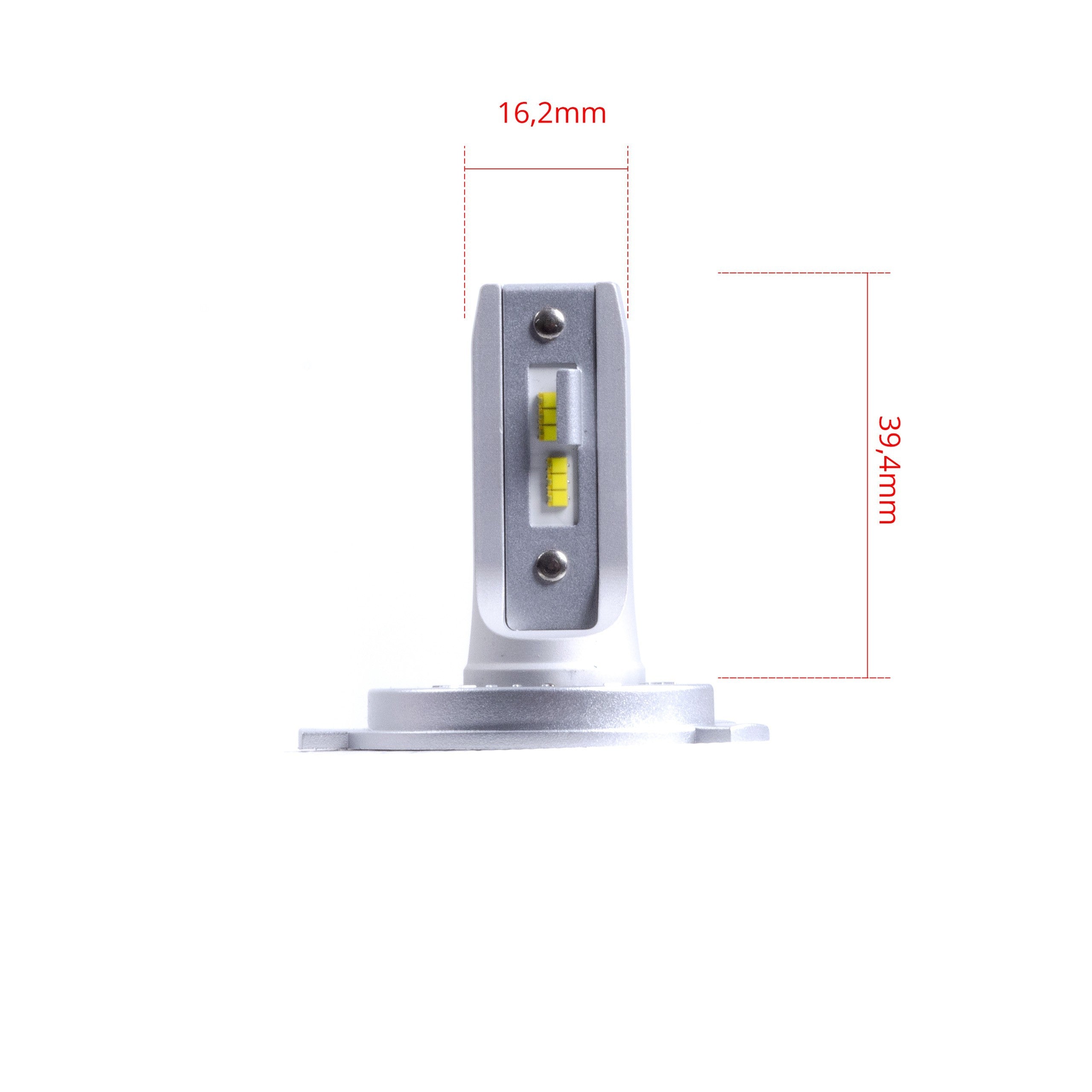 LED-lampa för bil – H4 – P43t – 6000K – 6 LED – SMD