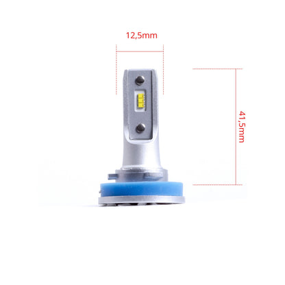 LED-lampa för bil – H11 – PGJ19–1/2 – 6000K – 6 LED – SMD