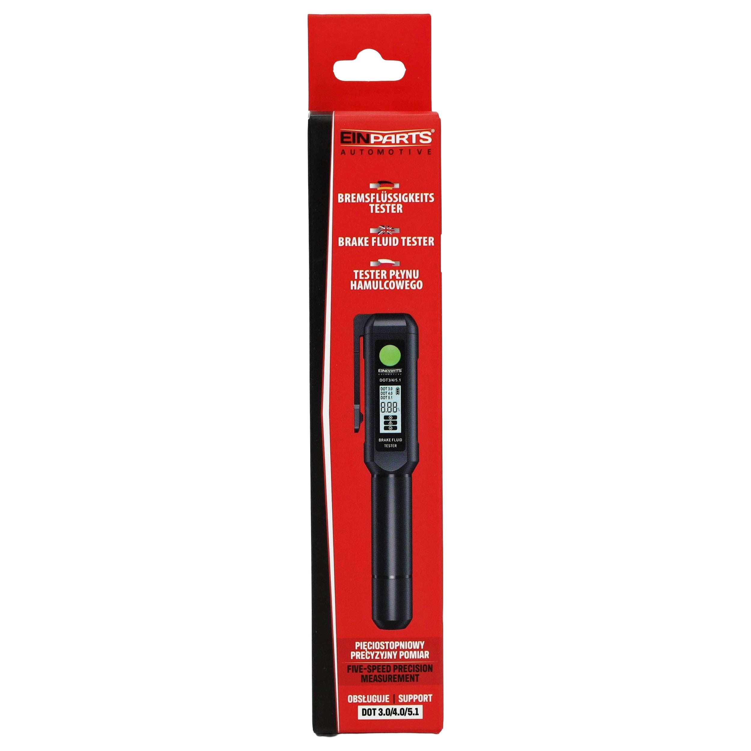 Testinstrument för bil – 1–1,5 V – 155 × 30 × 25 mm