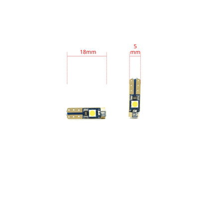 LED-lampa för bil – T5 – G9 – 6000K – 3 LED – SMD 3030 – 2-pack