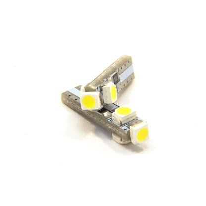 LED-lampa för bil – T5 – G9 – 6000K – 3 LED – SMD – 2-pack