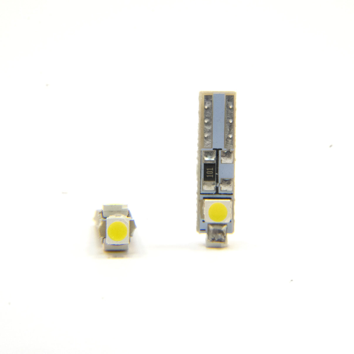 LED-lampa för bil – T5 – G9 – 6000K – 3 LED – SMD – 2-pack