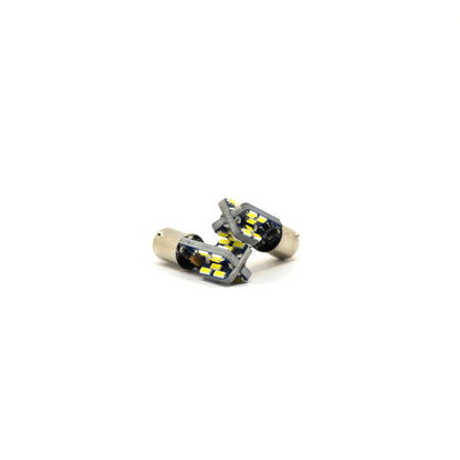 LED-lampa för bil – T4W – BA9s – 6000K – 24 LED – SMD 4014 – 2-pack