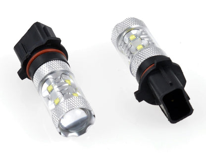 LED-lampa för bil – P13W – PG18.5D-1 – 6000K – 10 LED – CREE XB-D – 2-pack