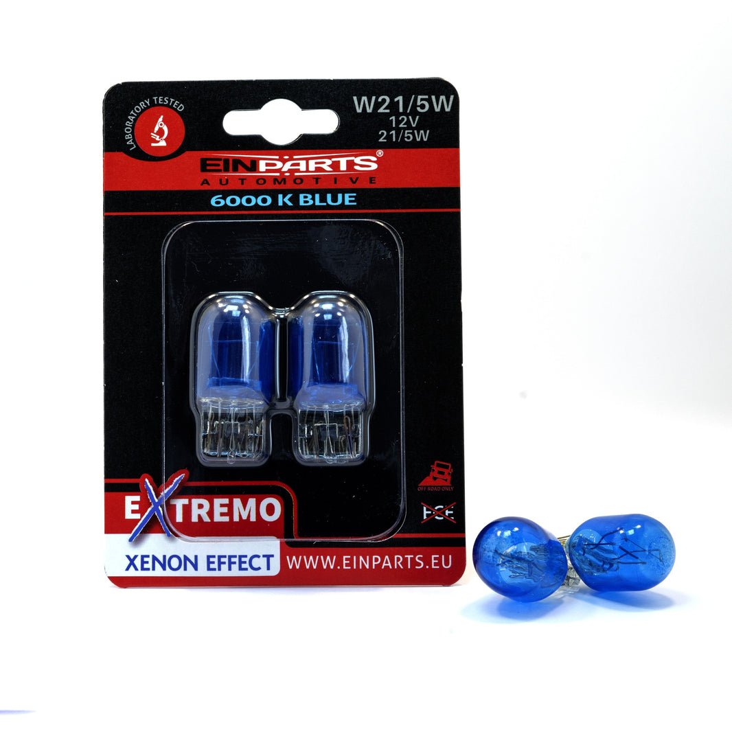 Halogenlampa – W2,1x9,5d1/5W – 9V - 16V – 21/5 W – 2-pack