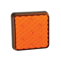 Baklampa Indikator 81AM – 12/24V (81x81mm) – produktbild framifrån | LEA