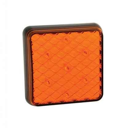 Baklampa Indikator 81AM – 12/24V (81x81mm) – produktbild framifrån | LEA