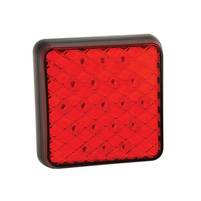 Baklampa Fog 81FM – 12/24V (81x81mm) – produktbild framifrån | LEA