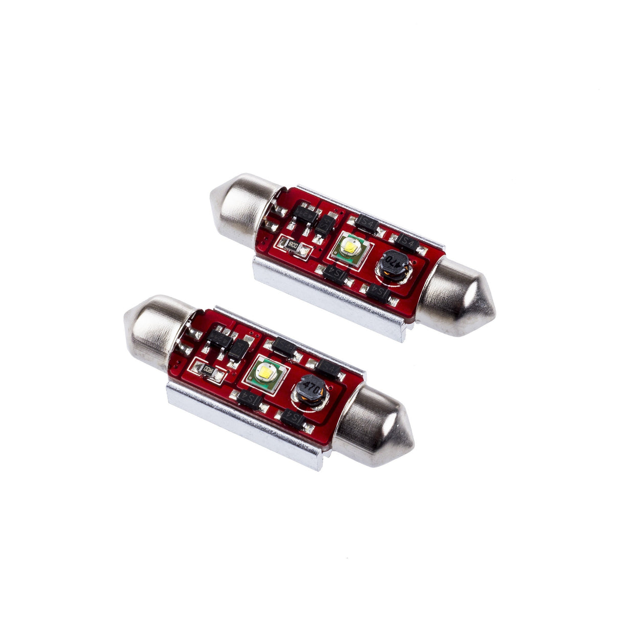 LED-lampa för bil – C10W – SV8.5–8 – 6000K – 1 LED – CREE XP-E – 2-pack