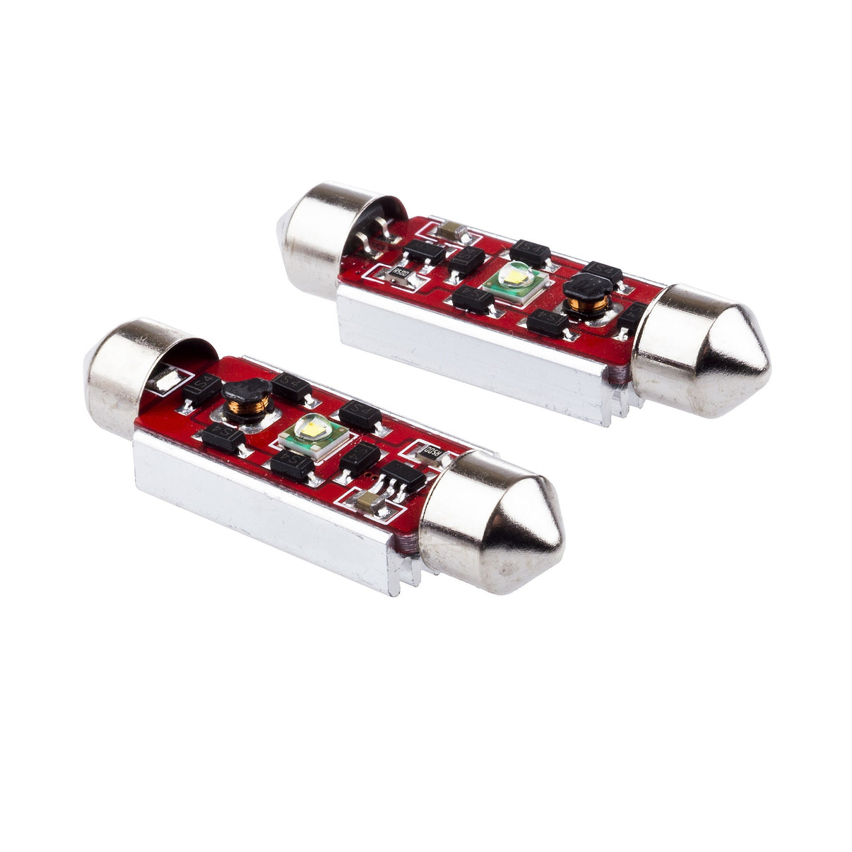 LED-lampa för bil – C10W – SV8.5–8 – 6000K – 1 LED – CREE XP-E – 2-pack