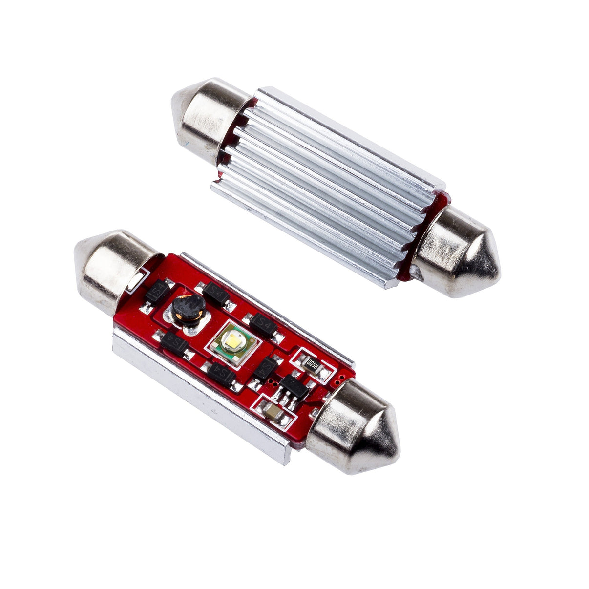 LED-lampa för bil – C10W – SV8.5–8 – 6000K – 1 LED – CREE XP-E – 2-pack