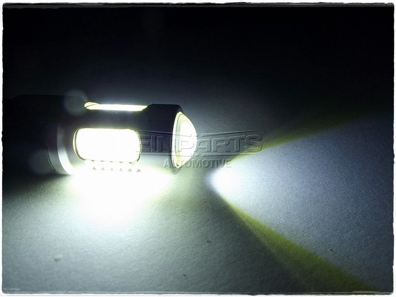 LED-lampa för bil – HP24W – PG20–7 – 6000K – 5 LED – COB – 2-pack
