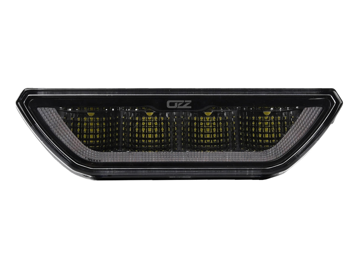 OZZ WR1 Backlampa med blixtljus – produktvy från sidan | OZZ