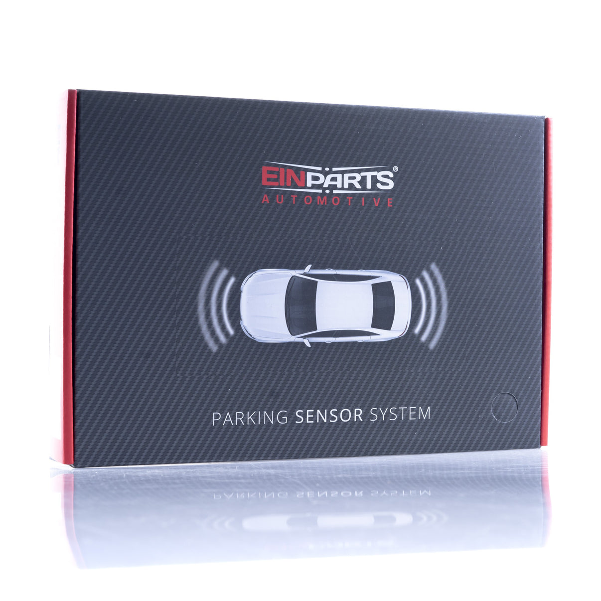 Parkeringssensor med display – Röd – ultraljudssensor – 4 sensorer – 4x 2,5 m