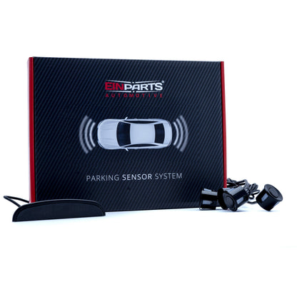 Parkeringssensor med display – Svart – ultraljudssensor – 4 sensorer – 4x 2,5 m