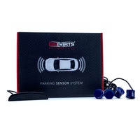 Parkeringssensor med display – Blå – ultraljudssensor – 4 sensorer – 4x 2,5 m