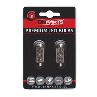 LED-lampa för bil – C10W – SV8.5–8 – 6000K – 1 LED – CREE XP-E – 2-pack