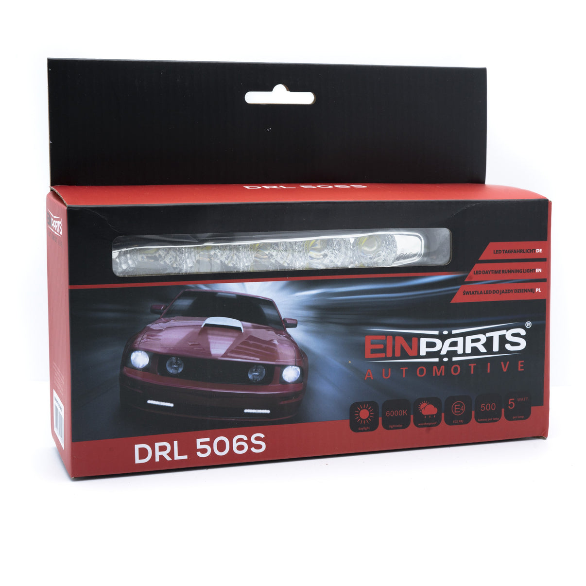 LED-varselljus – 6000K – 10 W – 9V - 16V – 160 mm