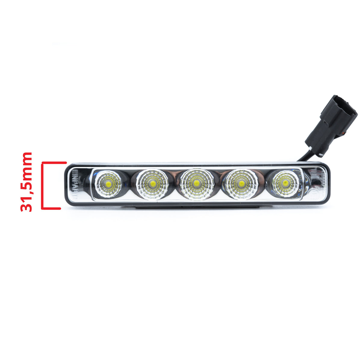 LED-varselljus – 6000K – 10 W – 9V - 16V – 190 mm