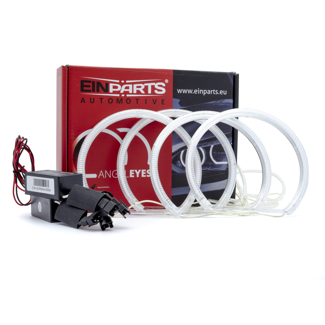 Angel Eyes-belysning – Kallvit – 6000K – 9V - 16V – 131 mm