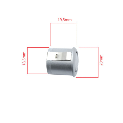 Parkeringssensor – Silver – ultraljudssensor – 1 sensorer – 2,5 m