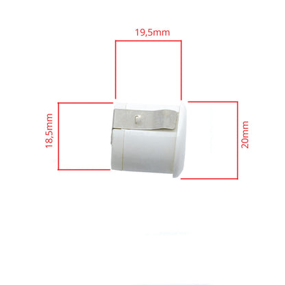 Parkeringssensor – Vit – ultraljudssensor – 1 sensorer – 2,5 m