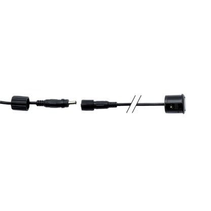 Parkeringssensor med summer – Svart – ultraljudssensor – 4 sensorer – 4x 2,5 m