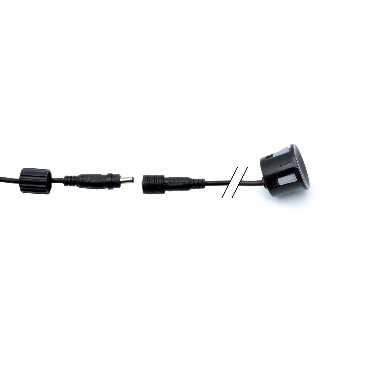 Parkeringssensor med display – Svart – ultraljudssensor – 4 sensorer – 4x 2,5 m