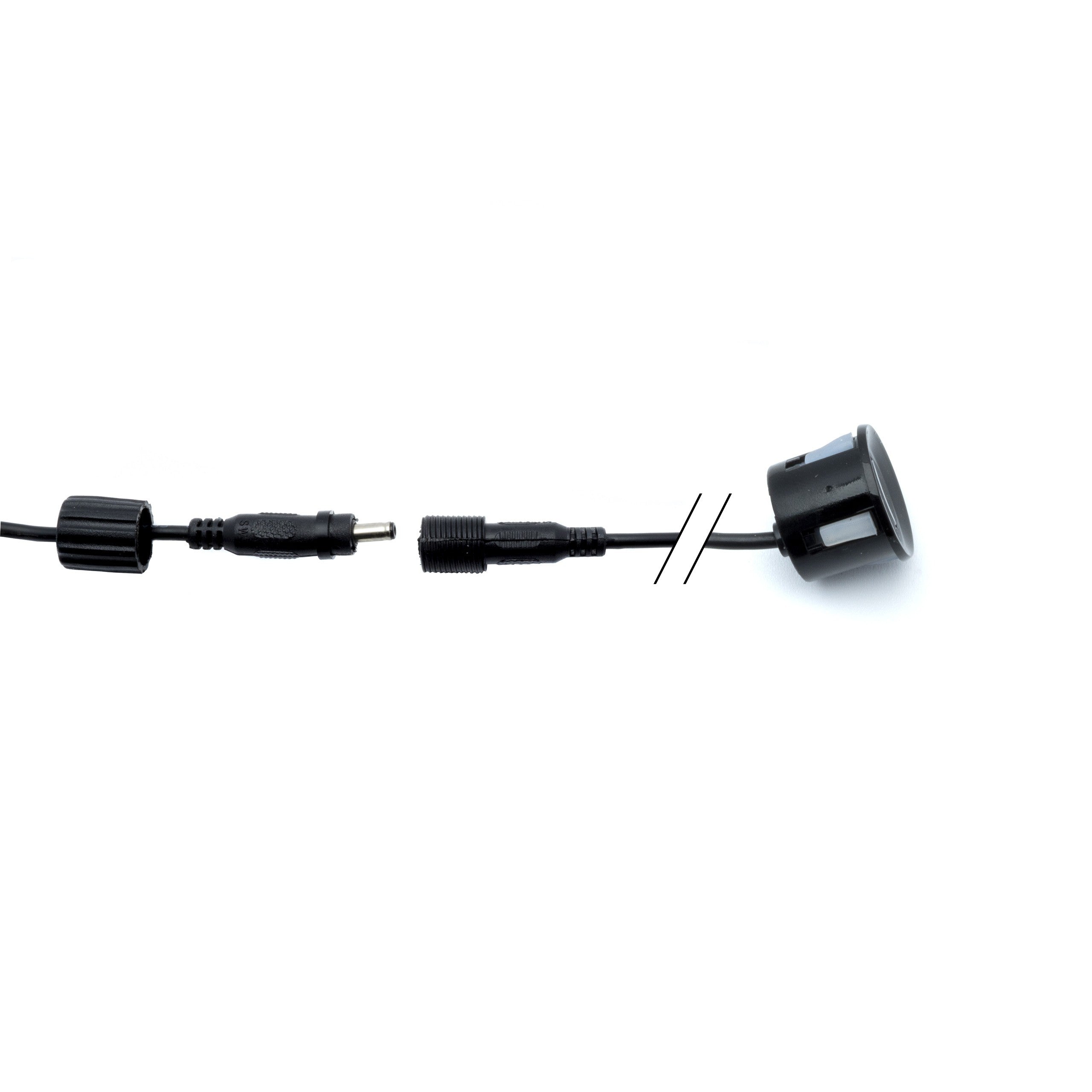 Parkeringssensor med display – Svart – ultraljudssensor – 4 sensorer – 4x 2,5 m