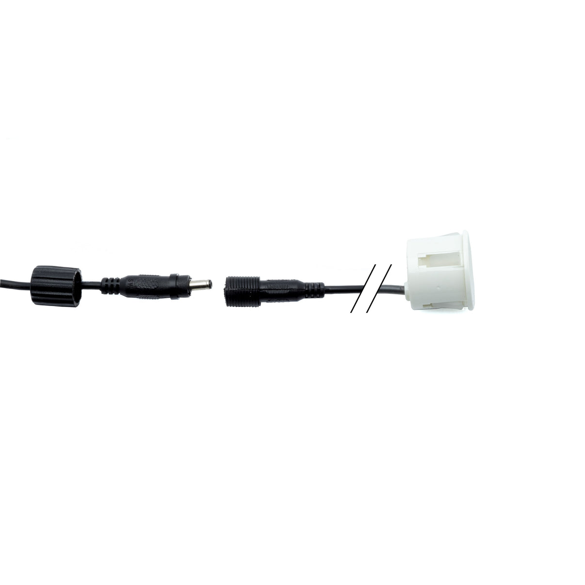 Parkeringssensor med summer – Pärlvit – ultraljudssensor – 4 sensorer – 4x 2,5 m