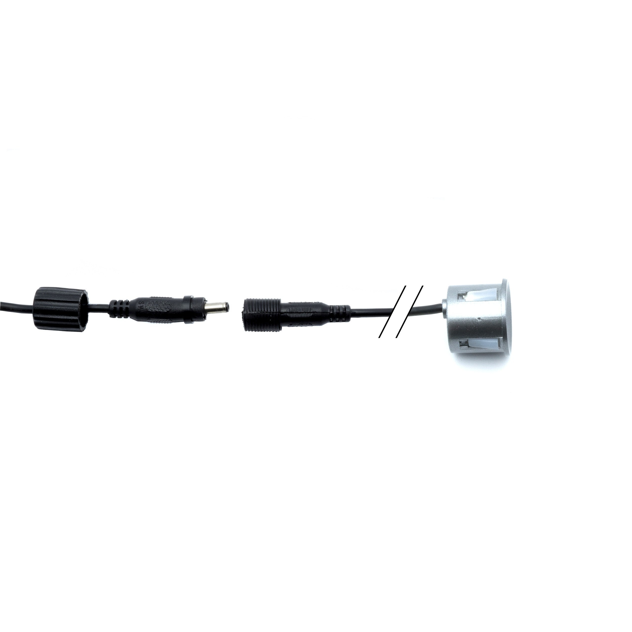 Parkeringssensor med summer – Grå – ultraljudssensor – 4 sensorer – 4x 2,5 m