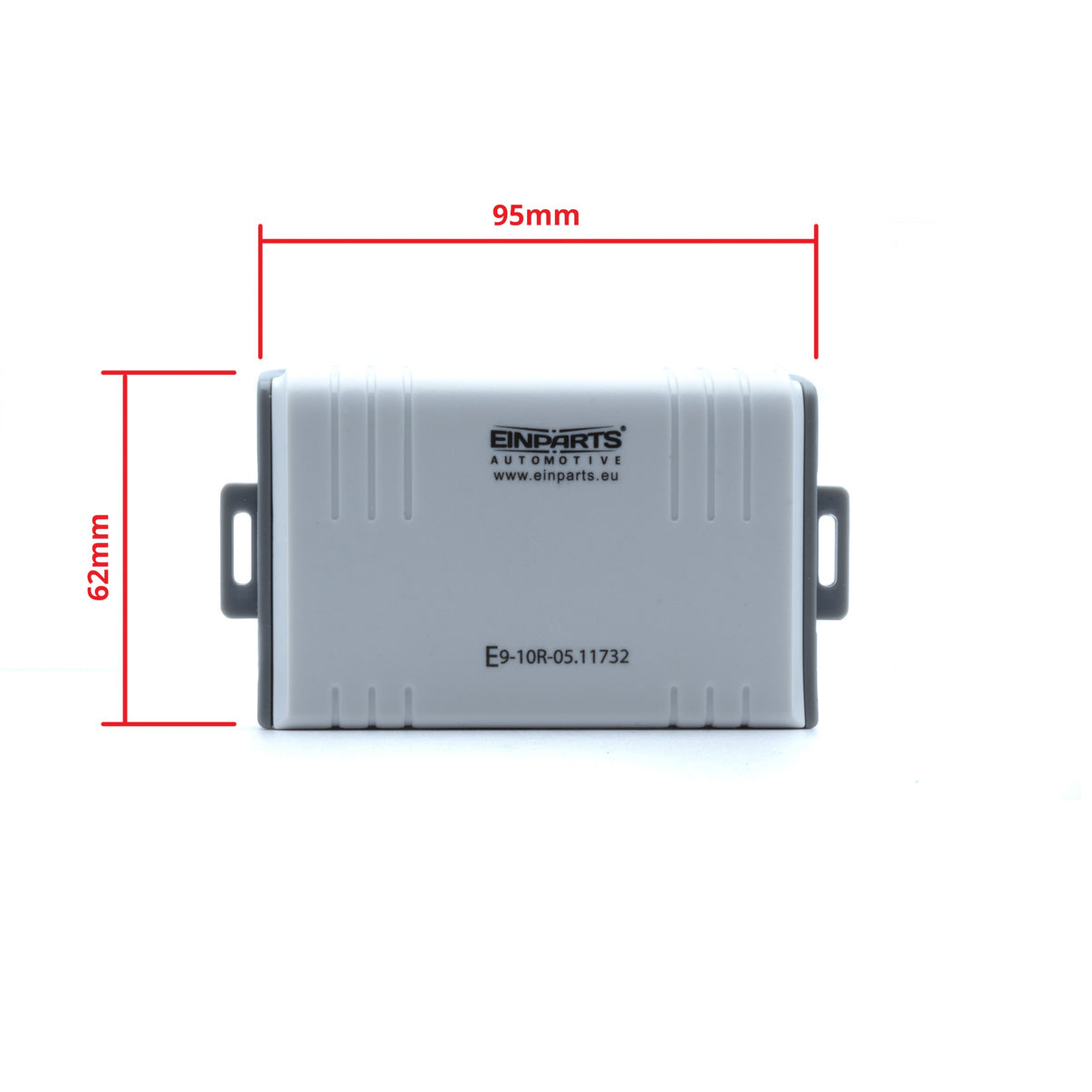 Parkeringssensor med summer – Antracit – ultraljudssensor – 4 sensorer