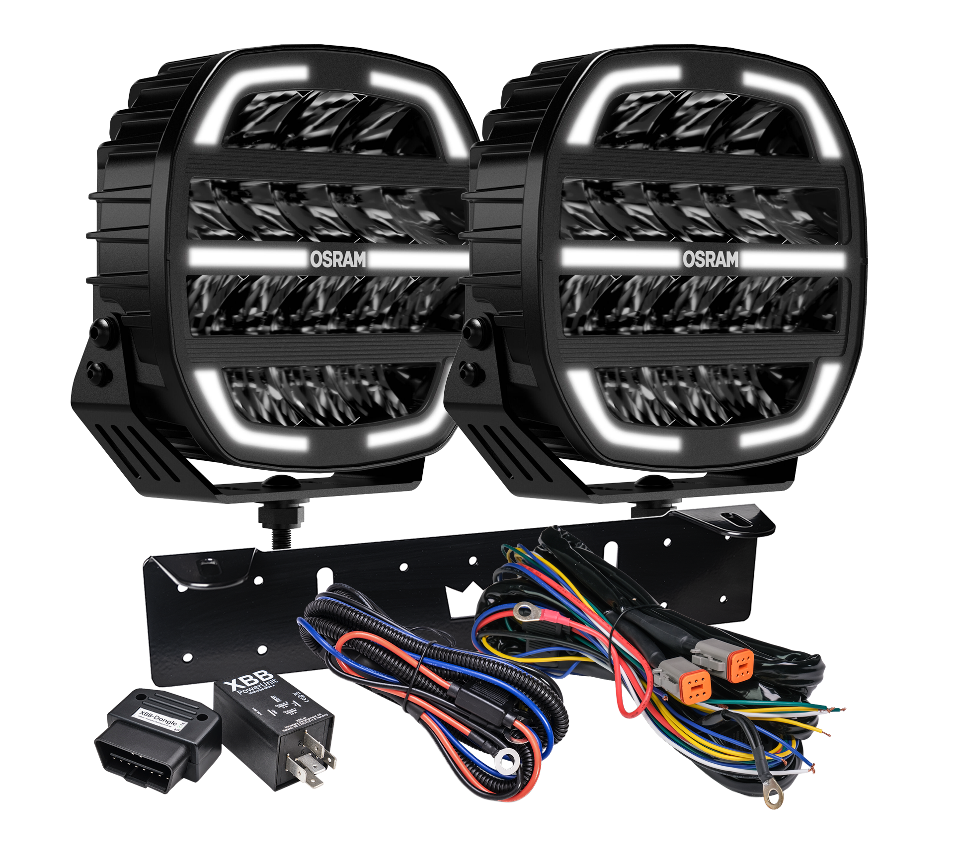 Osram LEDriving CUBE MX230 – CB 9" RAD2 – produktbild framifrån | OSRAM