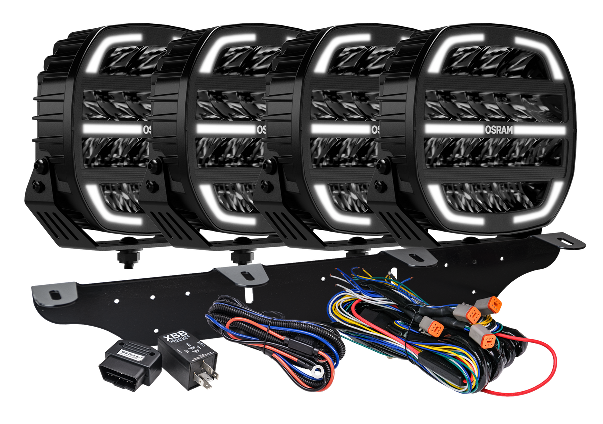 Osram LEDriving CUBE MX230 – CB 9" RAD4 – produktbild framifrån | OSRAM